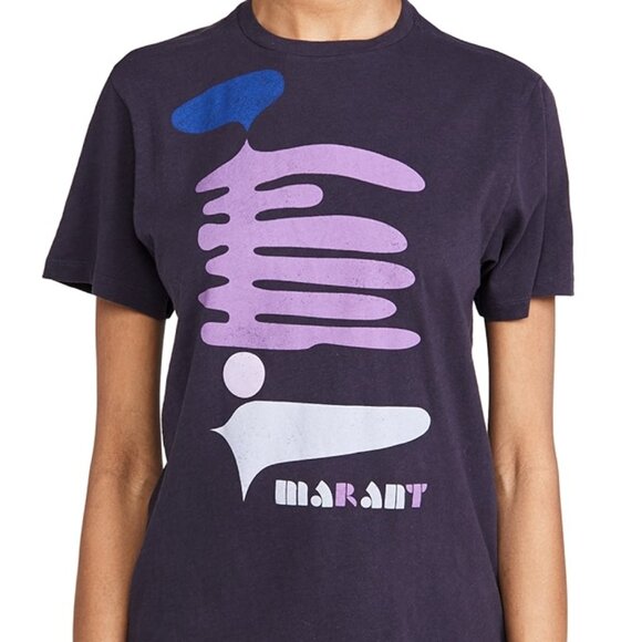 Isabel Marant Etoile Zewel Graphic T-Shirt - Picture 2 of 6